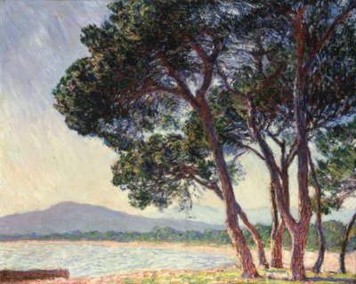 Der Strand von Juan-les-Pins von Claude Monet